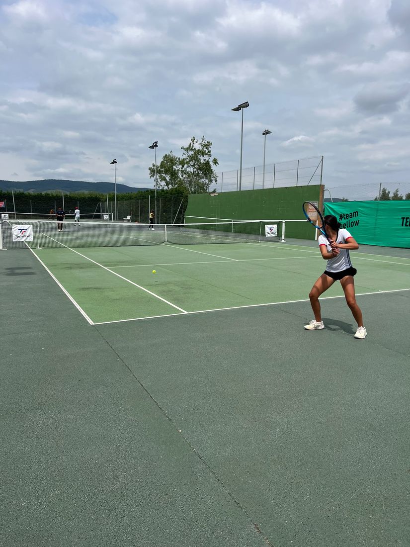 Jugadores de Sport Tennis en la temporada de tenis en Francia