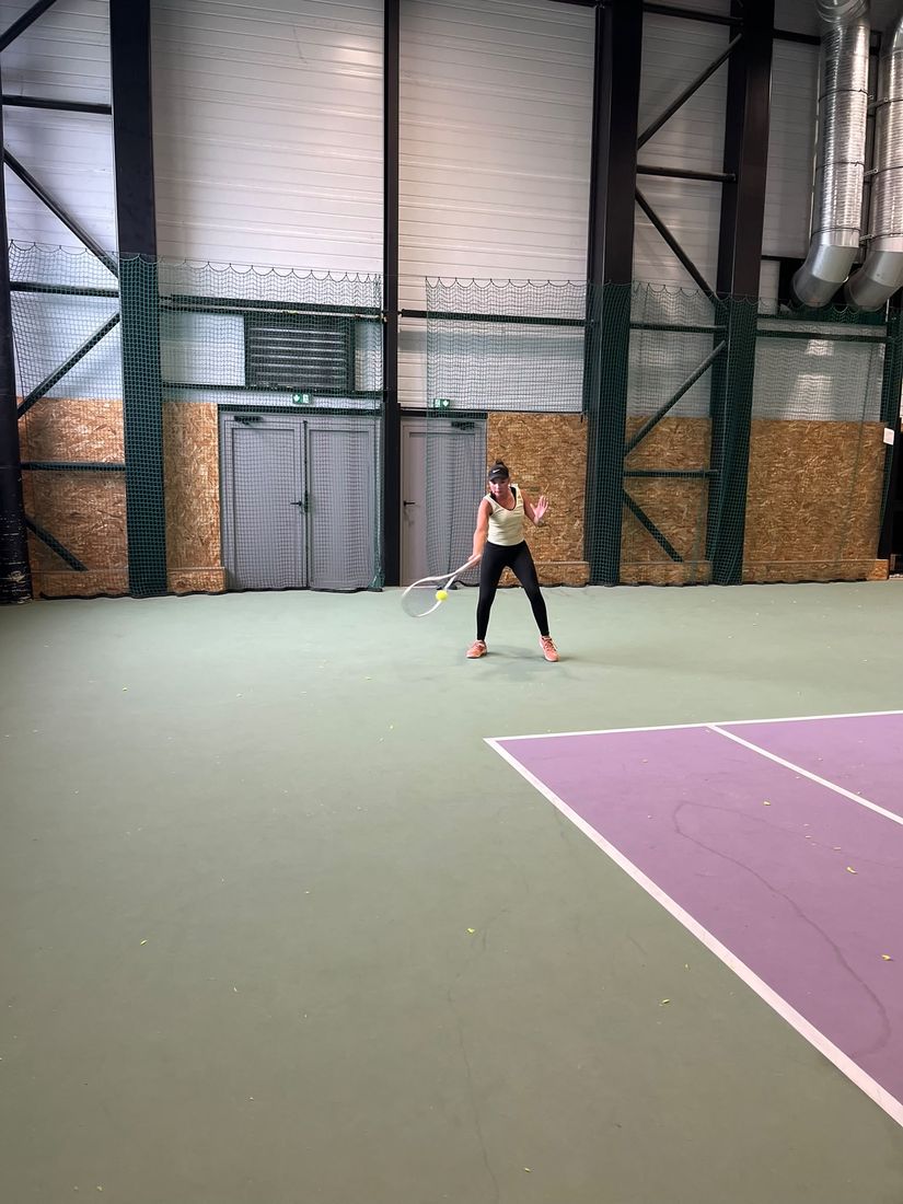 Jugadores de Sport Tennis en la temporada de tenis en Francia