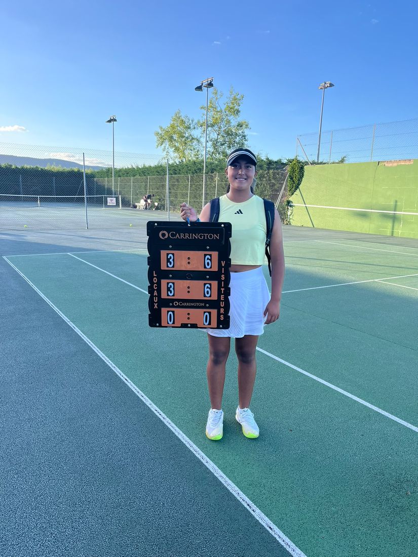 Jugadores de Sport Tennis en la temporada de tenis en Francia