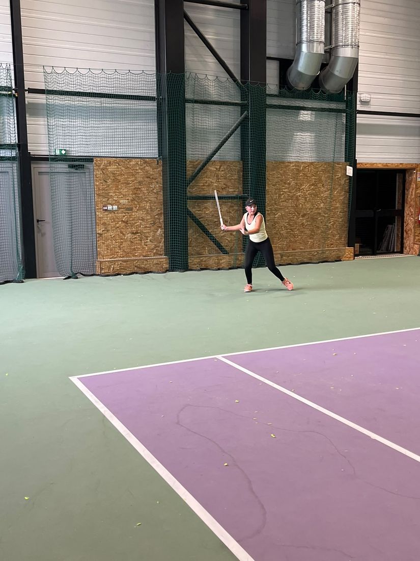 Jugadores de Sport Tennis en la temporada de tenis en Francia